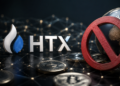 Logo de HTX y un globo terráqueo con un bloqueo.