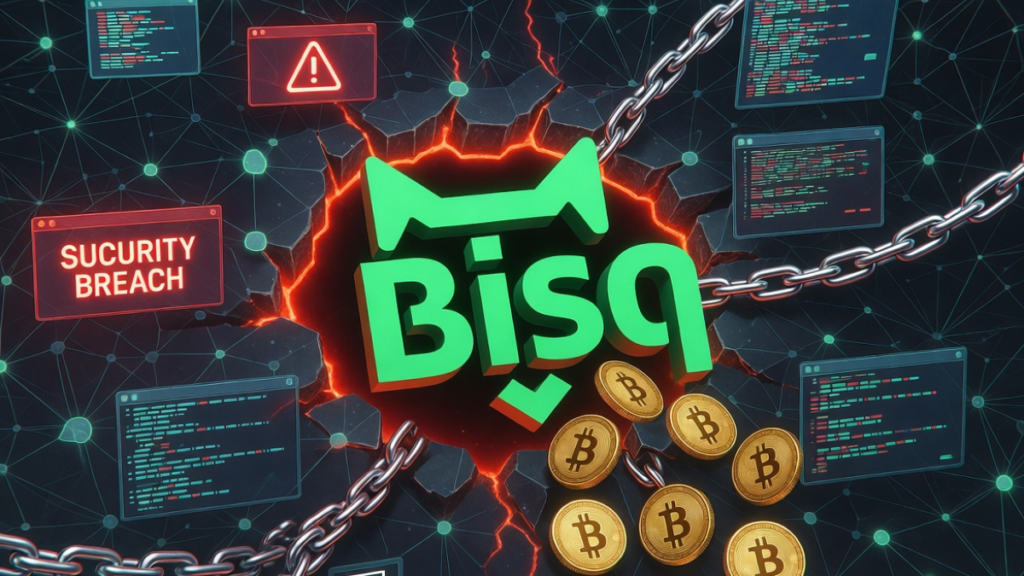 Una plataforma financiera de criptomonedas hackeada.