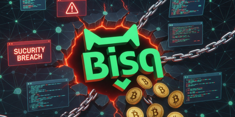 Una plataforma financiera de criptomonedas hackeada.