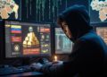 Un hacker atacando una plataforma de oro de Venezuela.