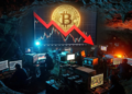 Mineros de Bitcoin operando dentro de una cueva con ASIC.