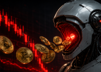 Una inteligencia artificial "comiéndose" o "drenando" los BTC.