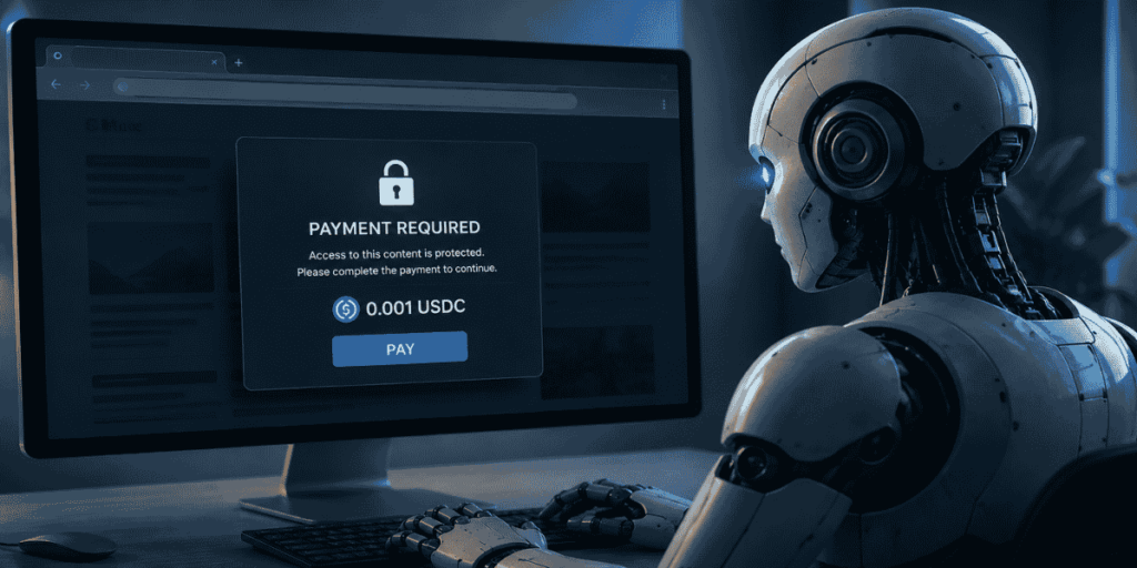 Una inteligencia artificial teniendo que pagar para acceder a información.