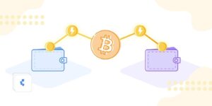 Wallets de bitcoin enviando BTC a través de la Lightning Network.