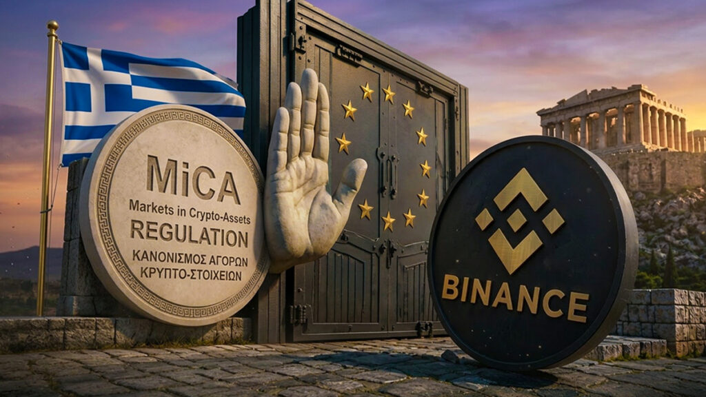 Binance, en las puertas de la Unión Europea, siendo frenado por la regulación MiCA, presentada en Grecia