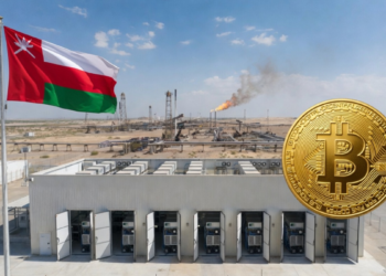 Un centro de minería de Bitcoin en Omán.