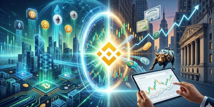 Binance opera las acciones vía Alpaca Securities LLC, sin tokenización ni custodia propia. Fuente: Gemini.