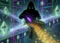 Un hacker vulnerando activos digitales que se mueven entre cadenas de criptomonedas.