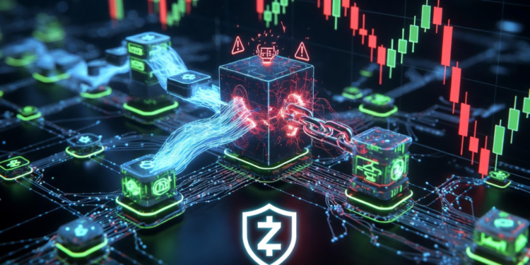 La red de criptomonedas Zcash procesando bloques.
