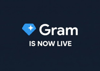 Captura de pantalla del cambio de ticker para la criptomoneda TON. Ahora se llama GRAM.