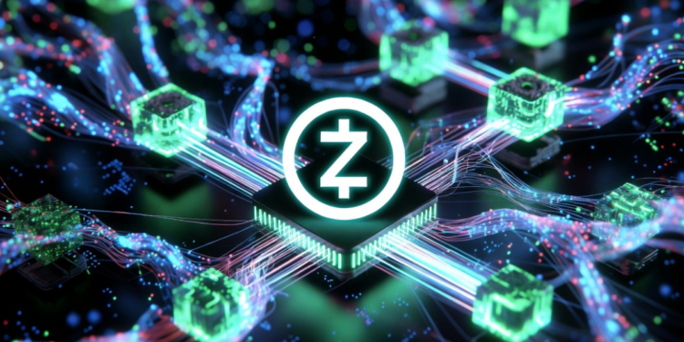 La red de criptomonedas Zcash procesando bloques.