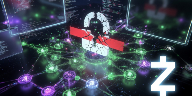 La red de criptomonedas Zcash con sus operaciones blindadas bloquedas.