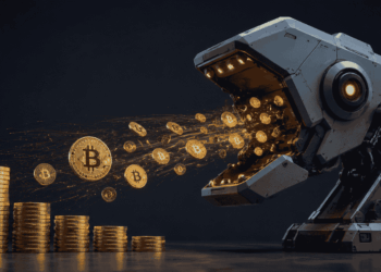 Un robot "comiéndose" la liquidez de BTC.