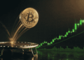 Un BTC saltando hacia un mayor precio.