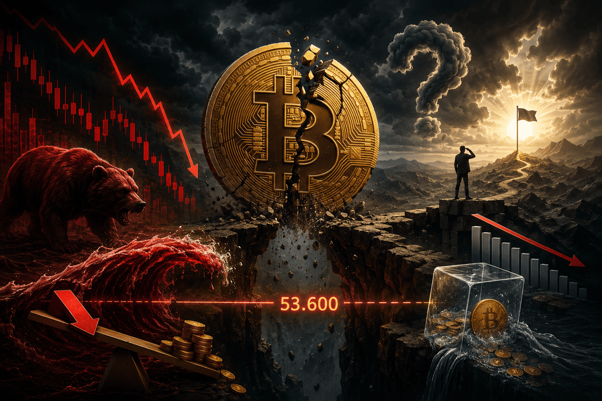 Bitcoin podría tocar piso en USD 53.600 en medio de demanda debilitada, dice CryptoQuant