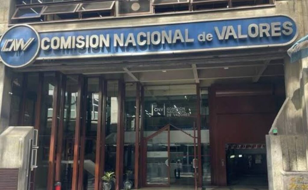 Fotografía de la sede de la CNV Argentina en Buenos Aires.