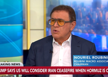Nouriel Roubini en una entrevista.