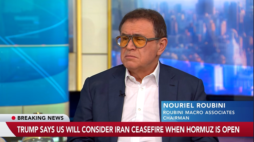 Nouriel Roubini en una entrevista.