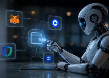 Robot usando las diferentes wallets de criptomonedas.