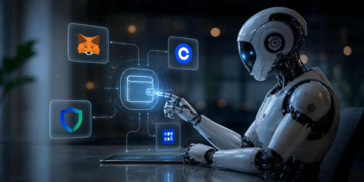 Robot usando las diferentes wallets de criptomonedas.