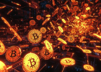 Monedas de Bitcoin.