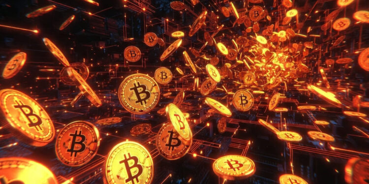 Monedas de Bitcoin.