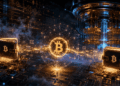 Wallets de Bitcoin transfiriendo BTC.