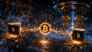 Wallets de Bitcoin transfiriendo BTC.