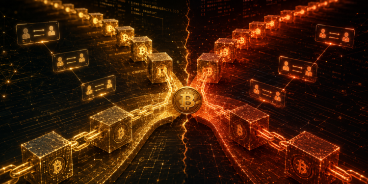 La cadena Bitcoin dividida por una propuesta técnica.