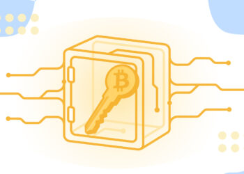 Una llave de BTC en una caja fuerte.
