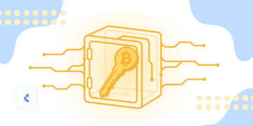 Una llave de BTC en una caja fuerte.