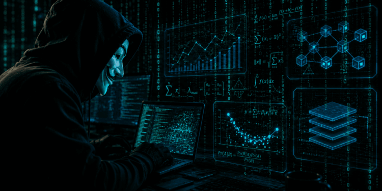 un hacker operando para atacar a un protocolo de criptomonedas.