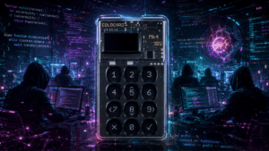 Una hardware wallets de Coldcard.