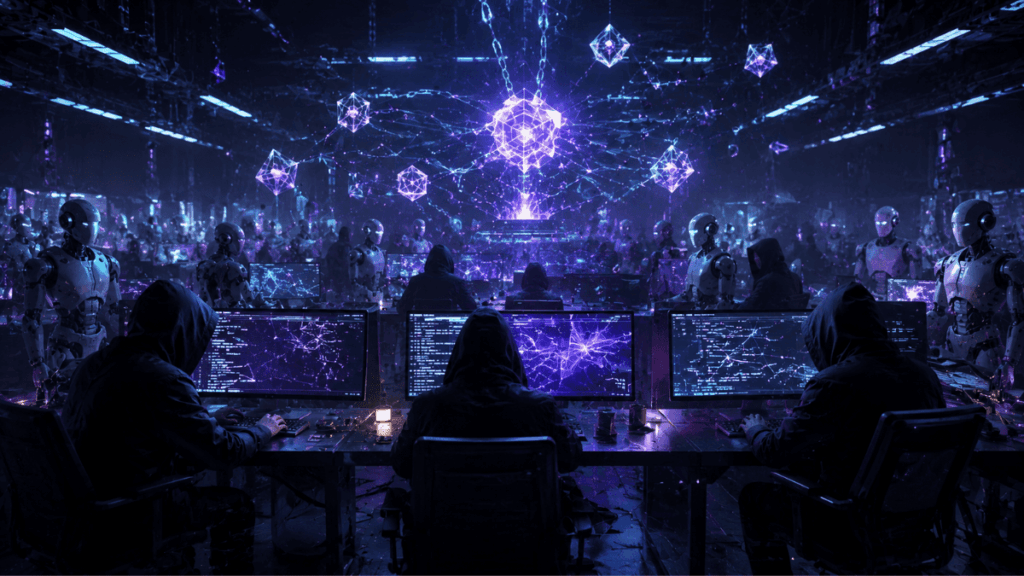 Grupo de hackers operando con agentes de IA.