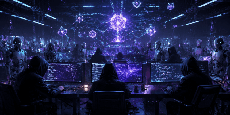 Grupo de hackers operando con agentes de IA.