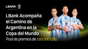 Pancarta con la foto de Messi y dos jugadores mas de la Selección Argentina de Futbol.