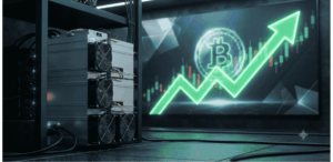 Mineros ASIC, gráficos en verde.