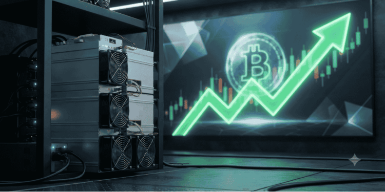 Mineros ASIC, gráficos en verde.