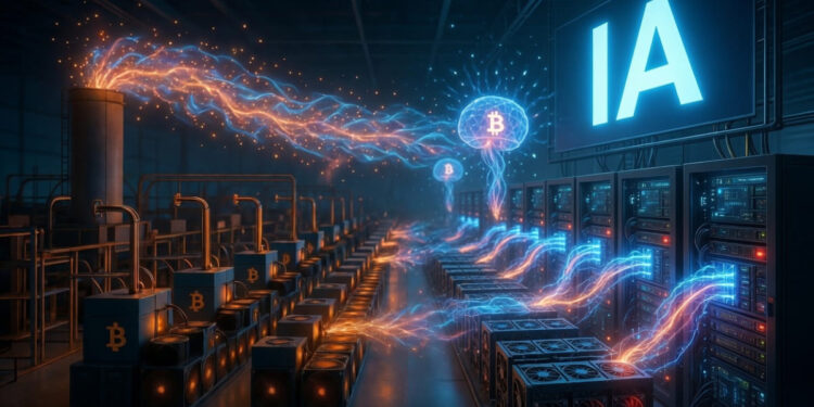 La energía de los ASIC de Bitcoin migra hacia racks de GPU de IA.