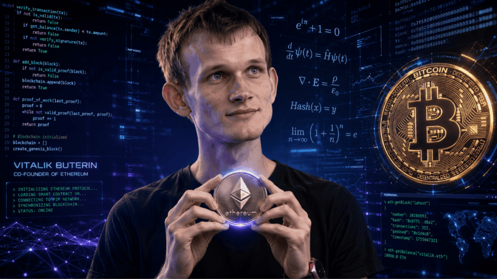 Vitalik Buterin es el cofundador de la red de criptomonedas Ethereum.