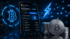 Un dispositivo con una wallet de Bitcoin.