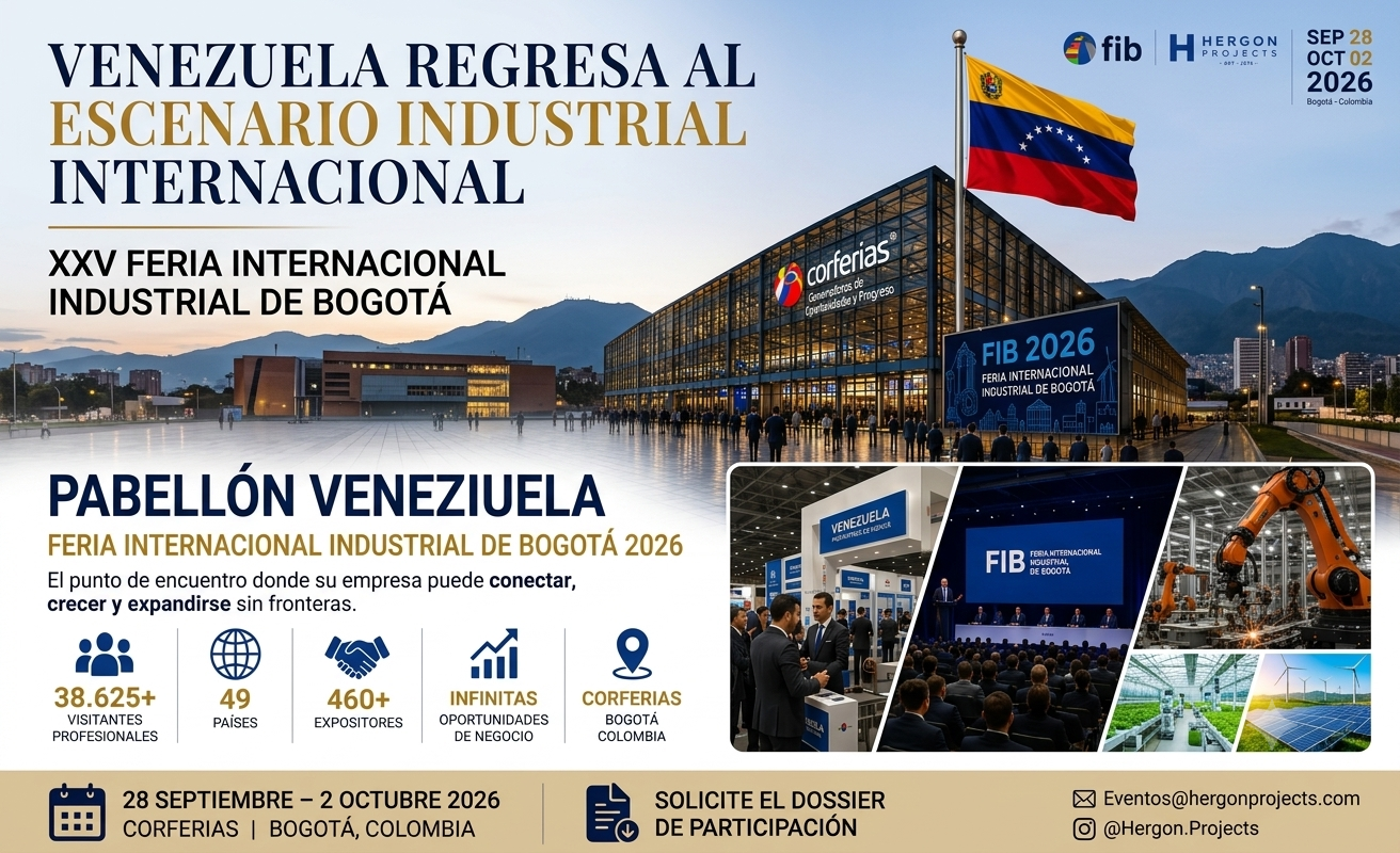 Pabellón Venezuela en la Feria Industrial Internacional de Bogotá 2026.