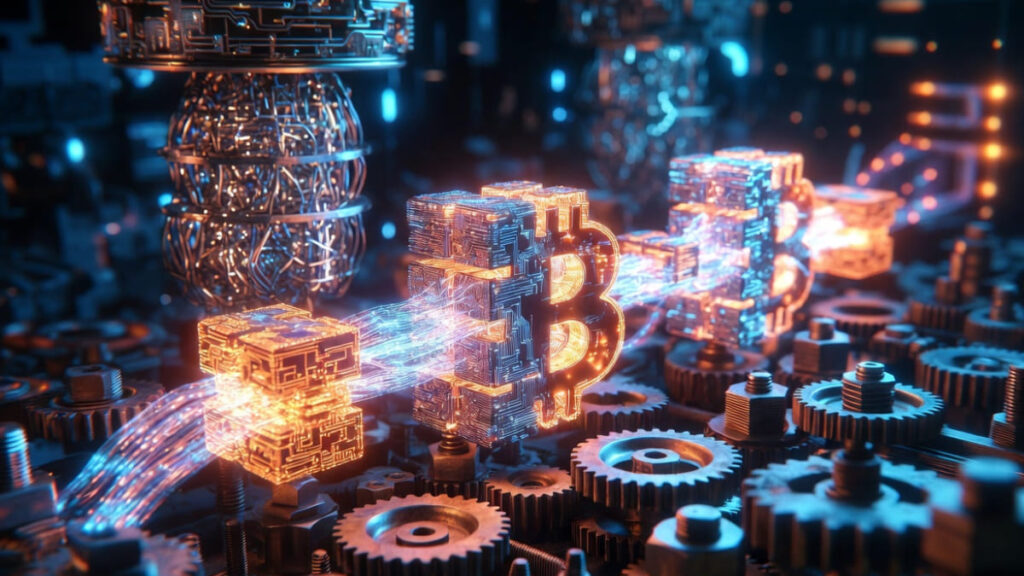 La red Bitcoin procesando transacciones poscuánticas.