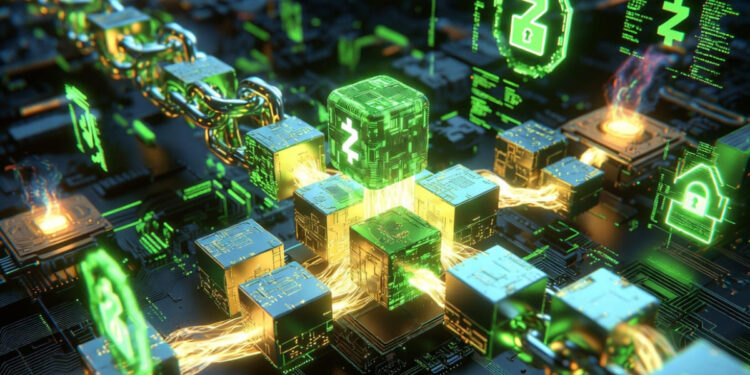 La red de criptomonedas Zcash procesando bloques.