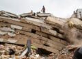 Fotografía del desastre en La Guaira tras los terremotos en Venezuela.