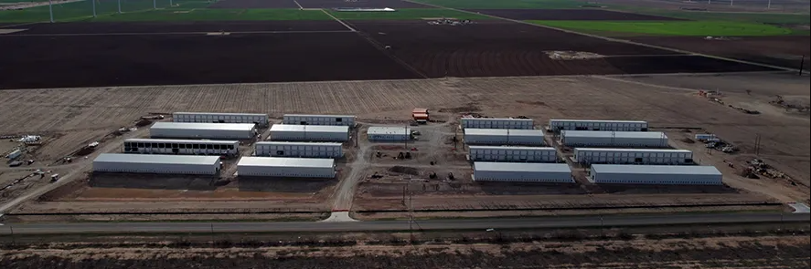 Un centro de cómputo de la empresa MARA dedicado a la minería de Bitcoin en Texas.