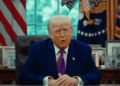 El presidente Donald Trump en la Casa Blanca.