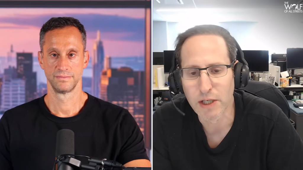 Scott Melker y Matthew Sigel en su conversación en el podcast The Wolf Of All Streets.