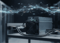 Un minero ASIC y una red de criptomonedas.