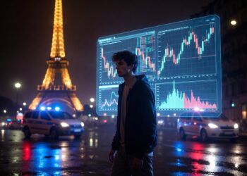 Los ataques violentos contra miembros de la comunidad de criptomonedas están en aumento en Francia. Fuente: Imagen elaborada con Grok IA.